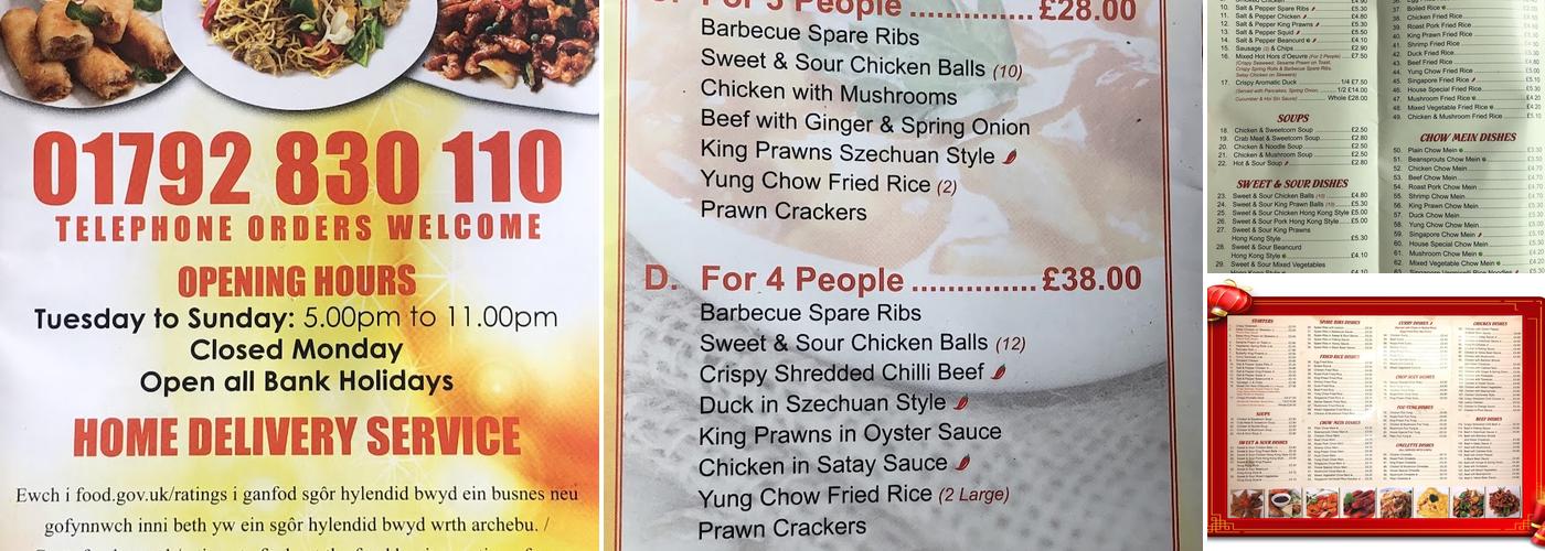 Golden Triangle Menu