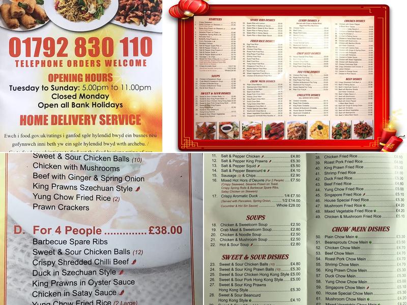 Golden Triangle Menu