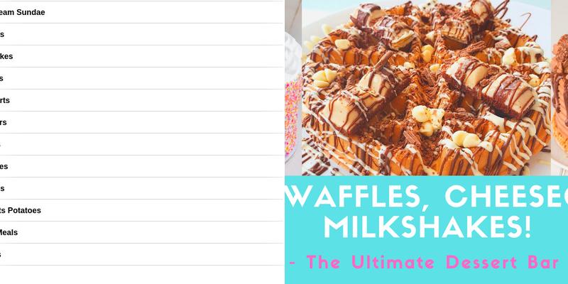 Featherstone Delights Menu