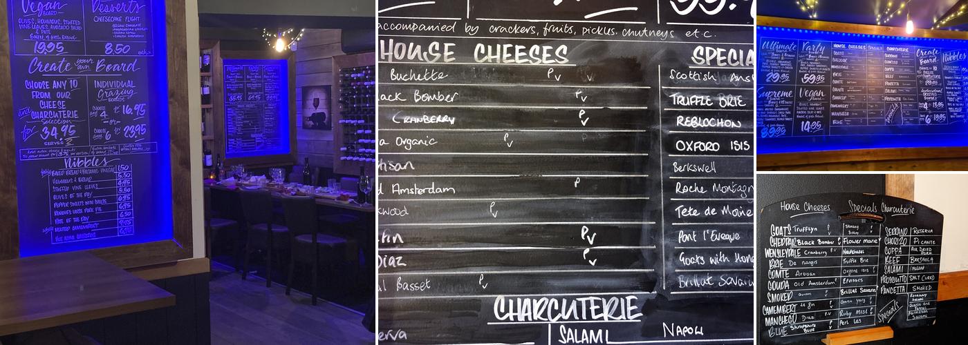 Renoufs Cheese and Wine Bar Menu