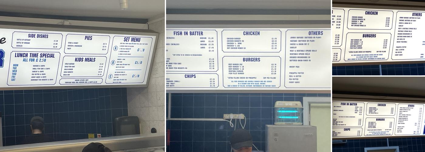 Creekmoor Plaice Menu