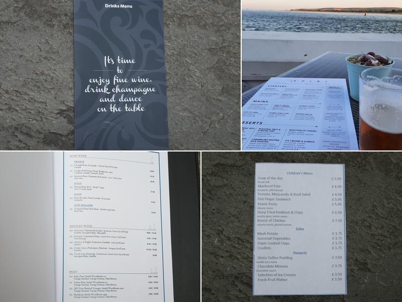 The Point Restaurant Menu
