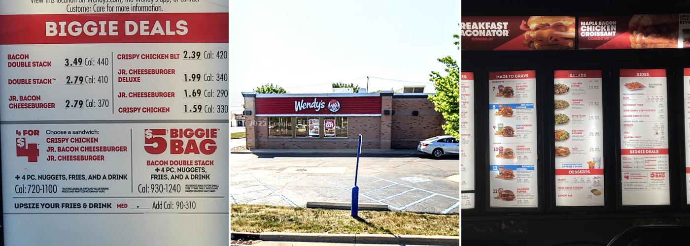 Wendy's Menu