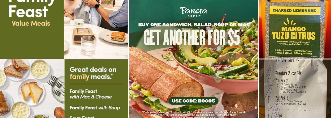 Panera Bread Menu