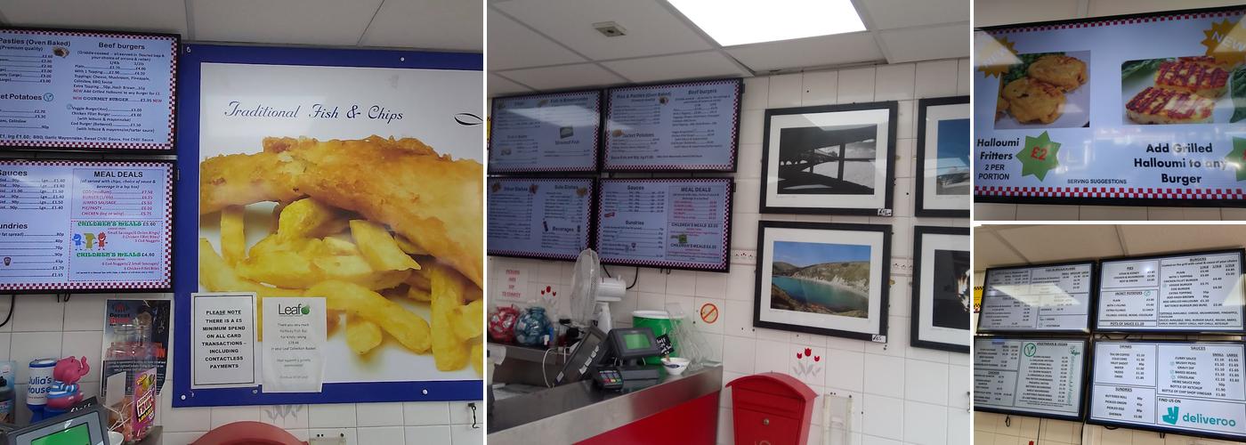 Halfway Fish Bar Menu