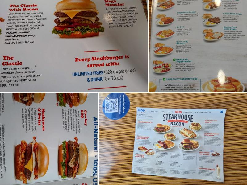 IHOP Menu