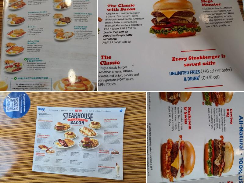 IHOP Menu