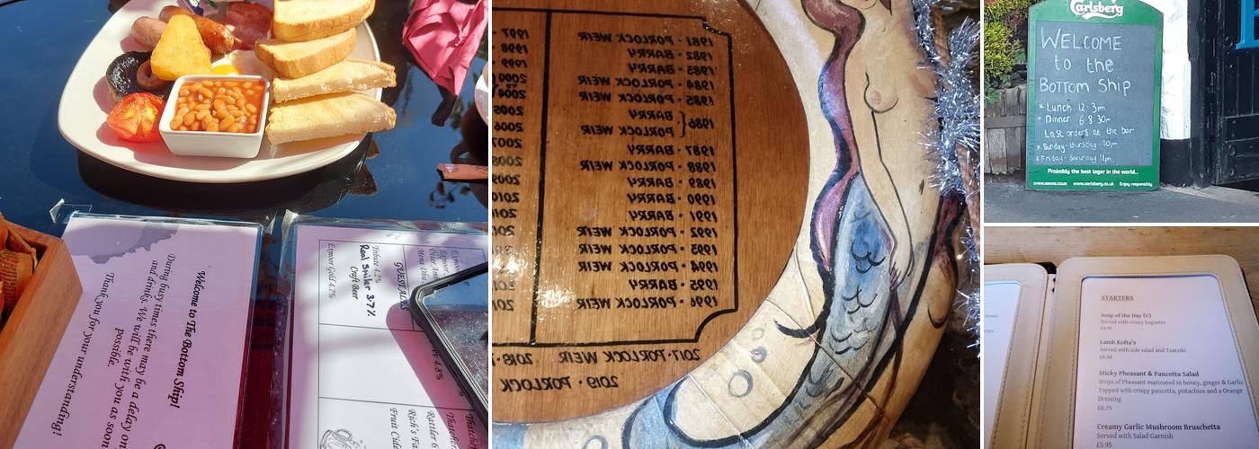 The ship inn porlock weir Menu