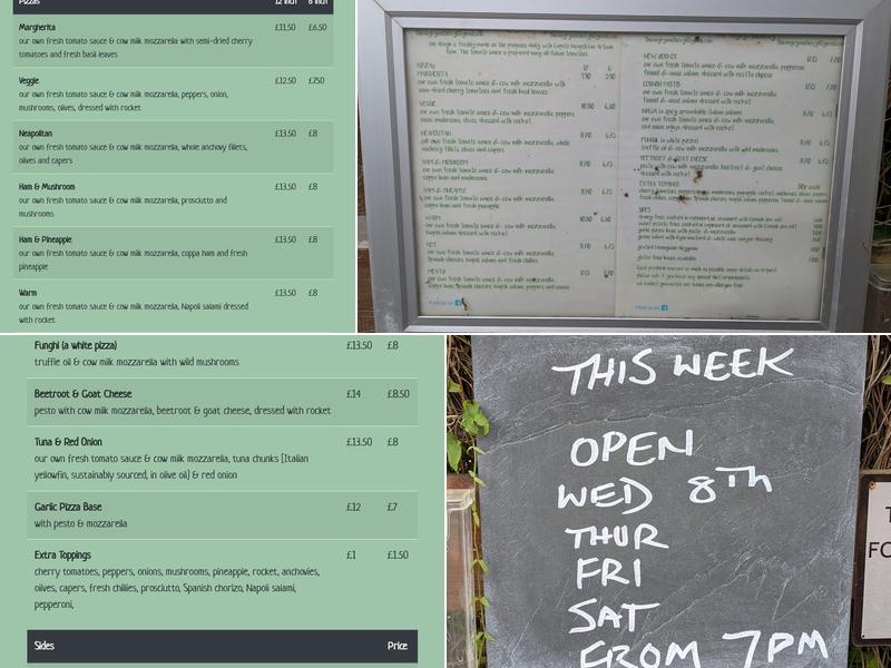 The Angry Anchovy Menu