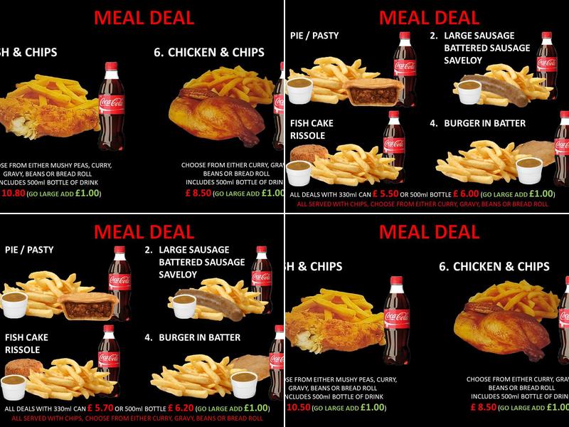 Fairfield Fish Bar Menu