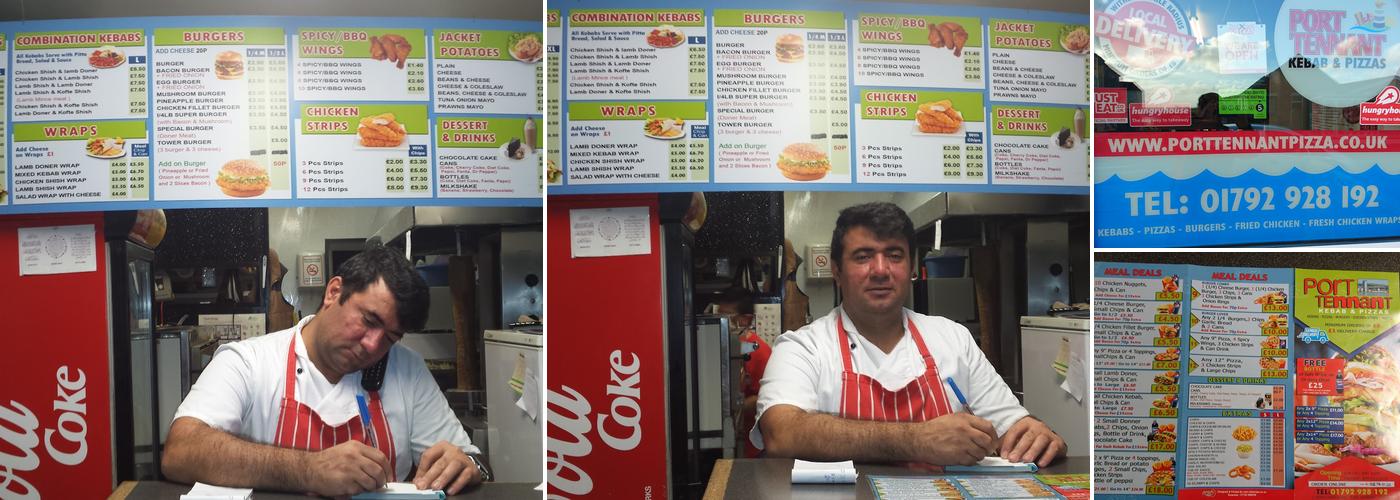 Port Tennant Kebab And Pızza Menu