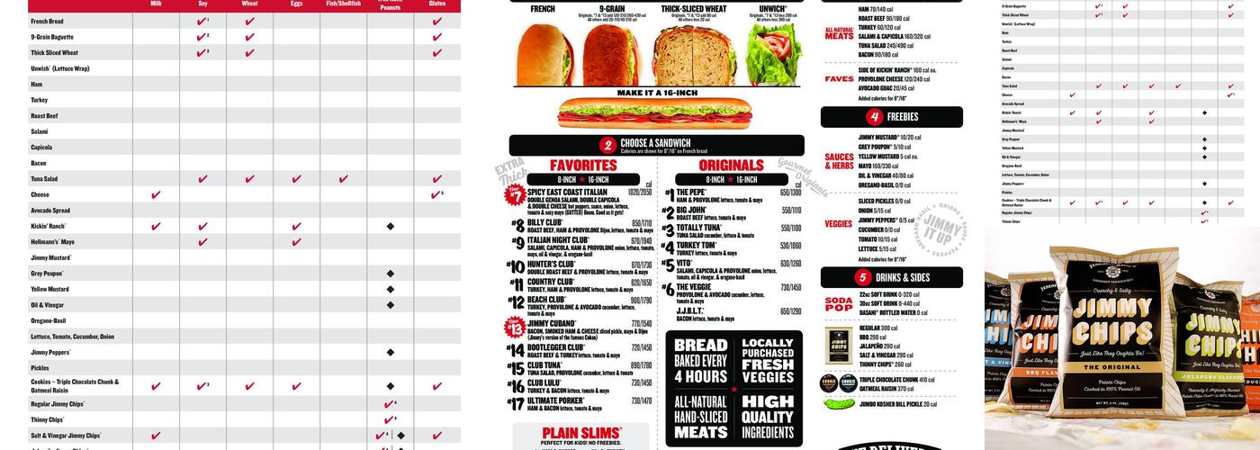 Jimmy John's Menu