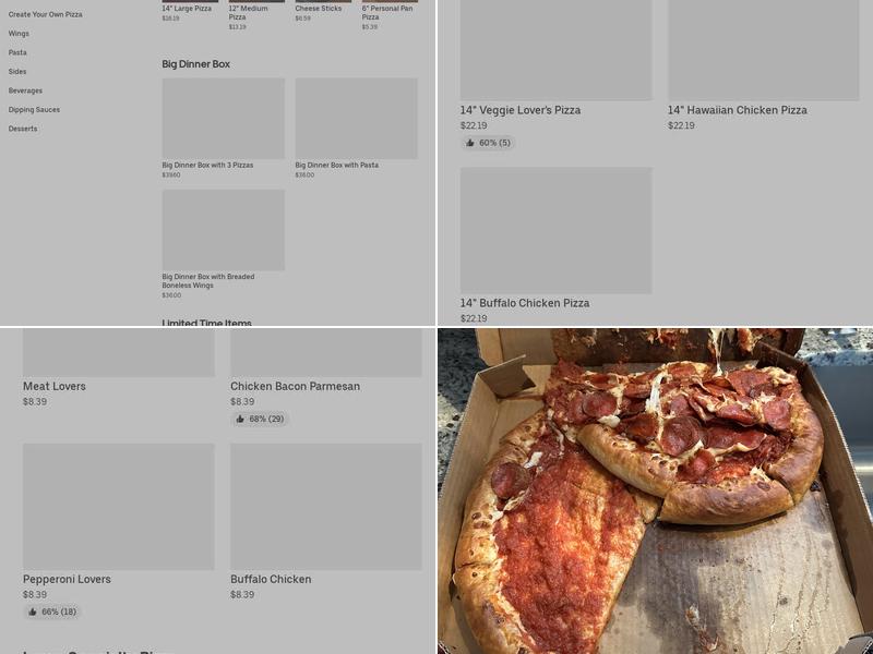 Pizza Hut Menu