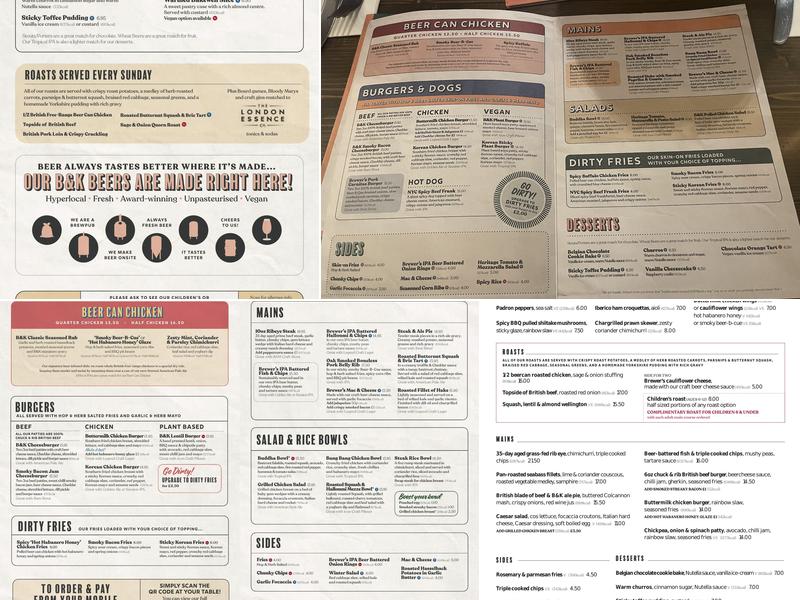 Brewhouse & Kitchen - Southsea Menu