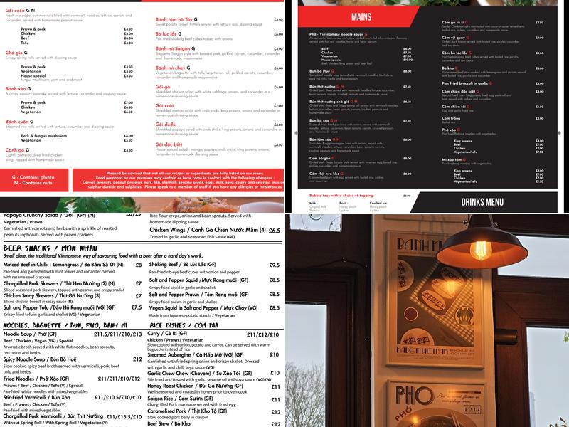 Viet Quan - Vietnamese Street Food Menu