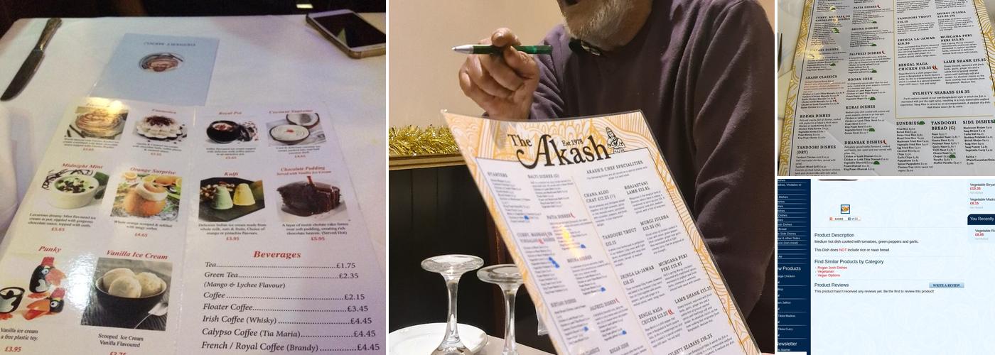 The Akash Menu
