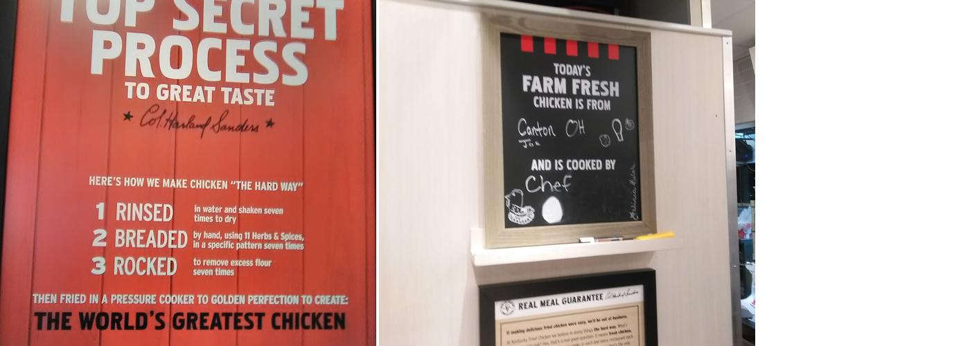KFC Menu