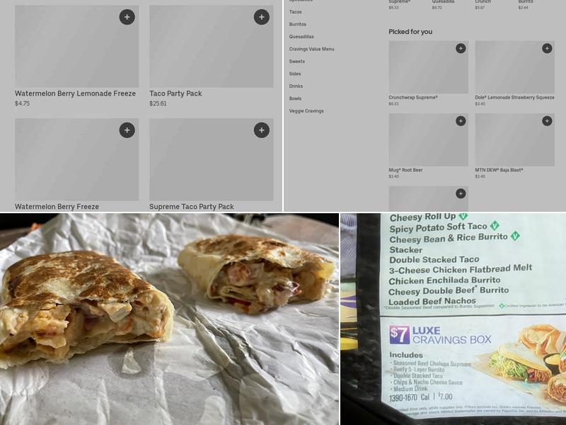 Taco Bell Menu