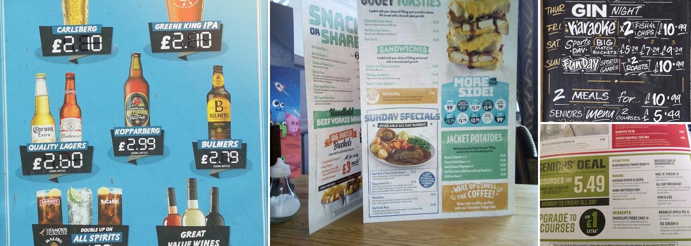 Clarence Garden Menu