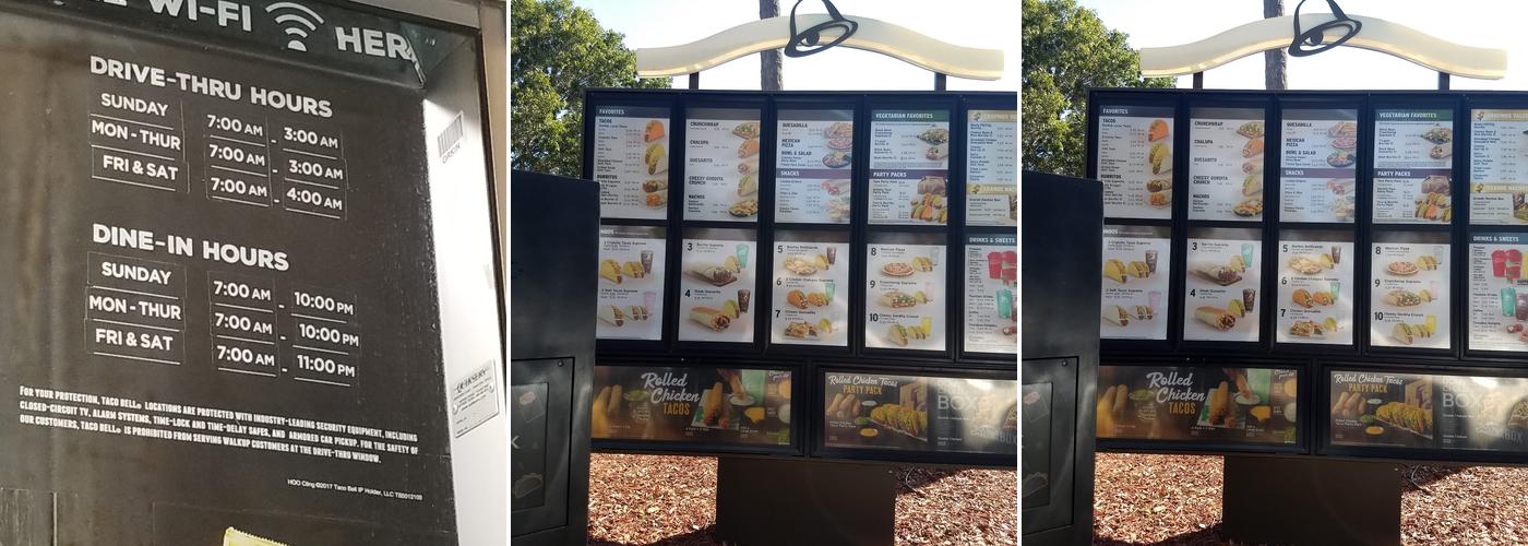 Taco Bell Menu