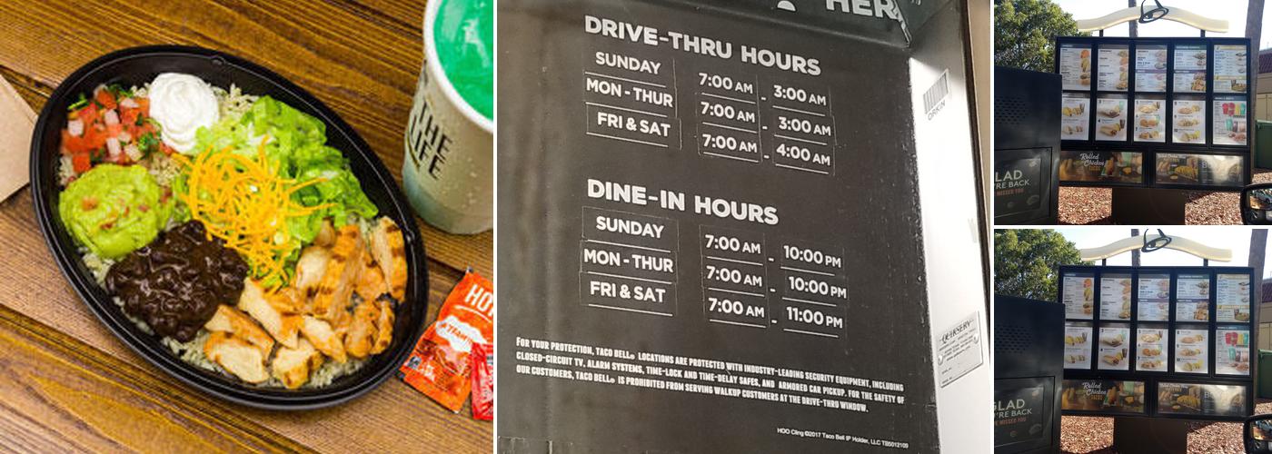 Taco Bell Menu