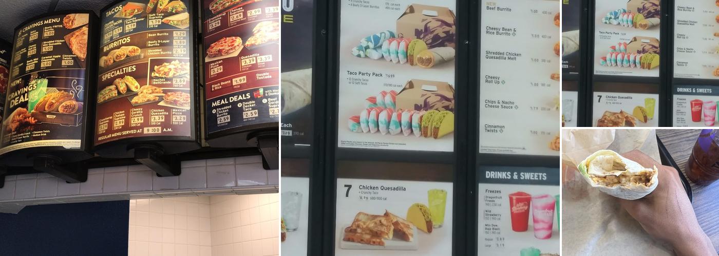 Taco Bell Menu