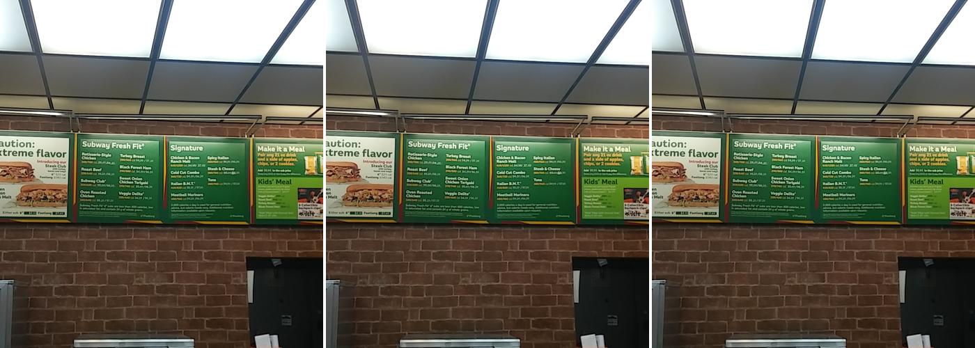 SUBWAYÂ Restaurants Menu