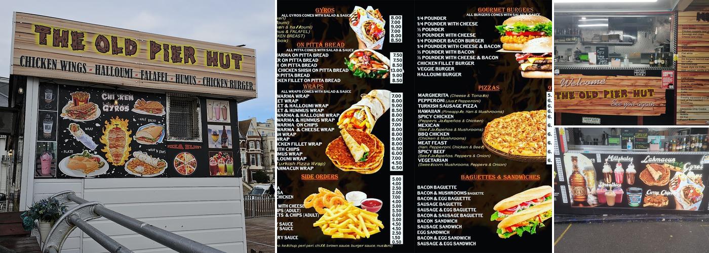 The Old Pier Hut Menu