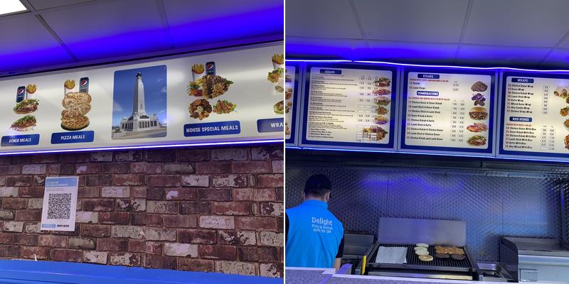 Delight Kebab and Pizza Menu
