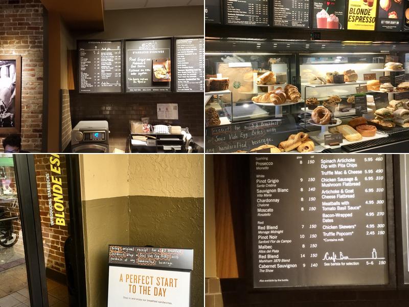 Starbucks Menu