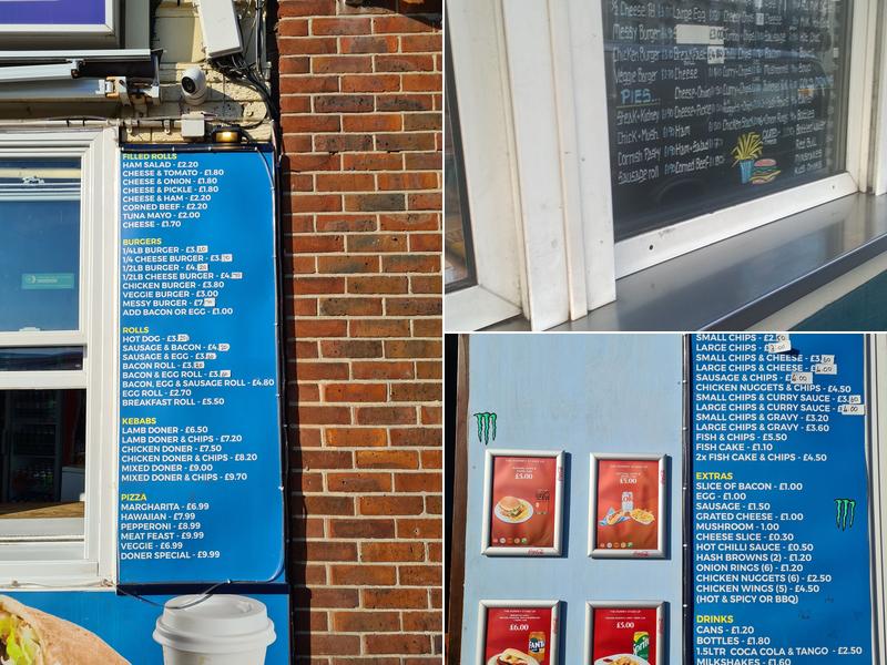 The Pompey Stand Up Menu