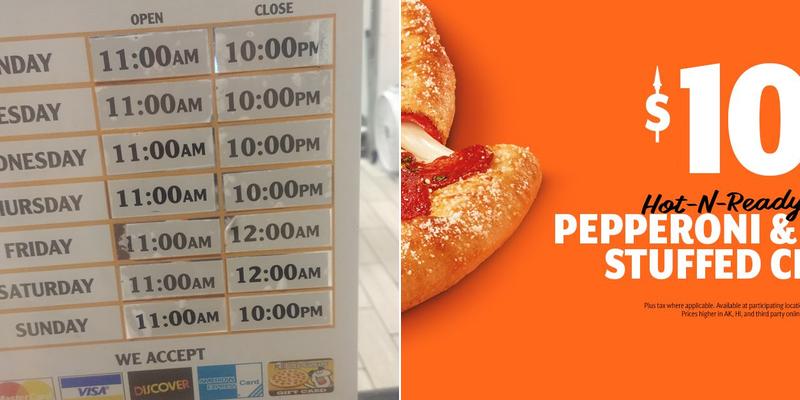 Little Caesars Pizza Menu