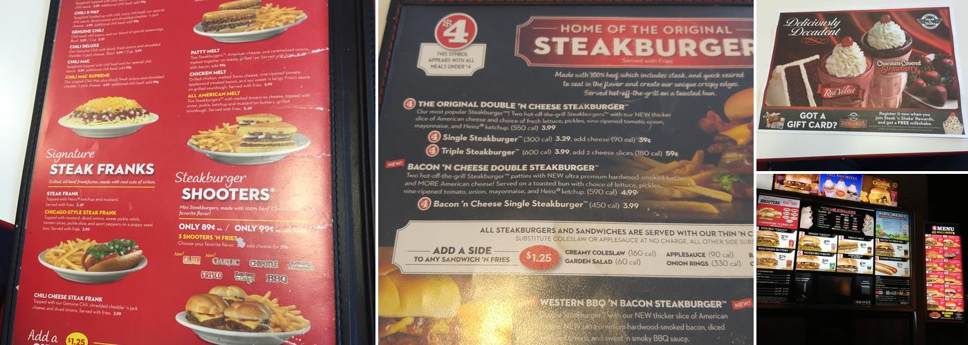 Steak 'n Shake Menu