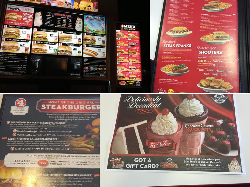 Steak 'n Shake Menu
