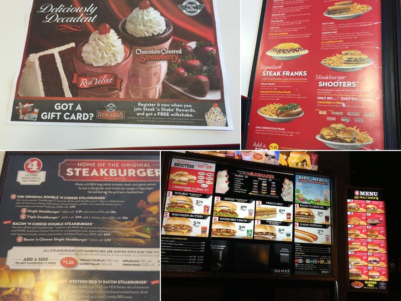 Steak 'n Shake Menu