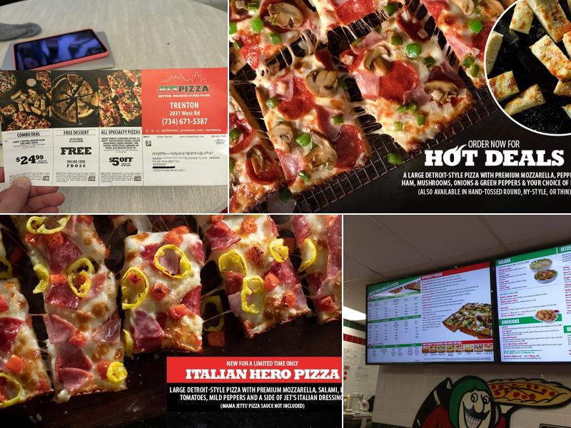 Jet's Pizza Menu