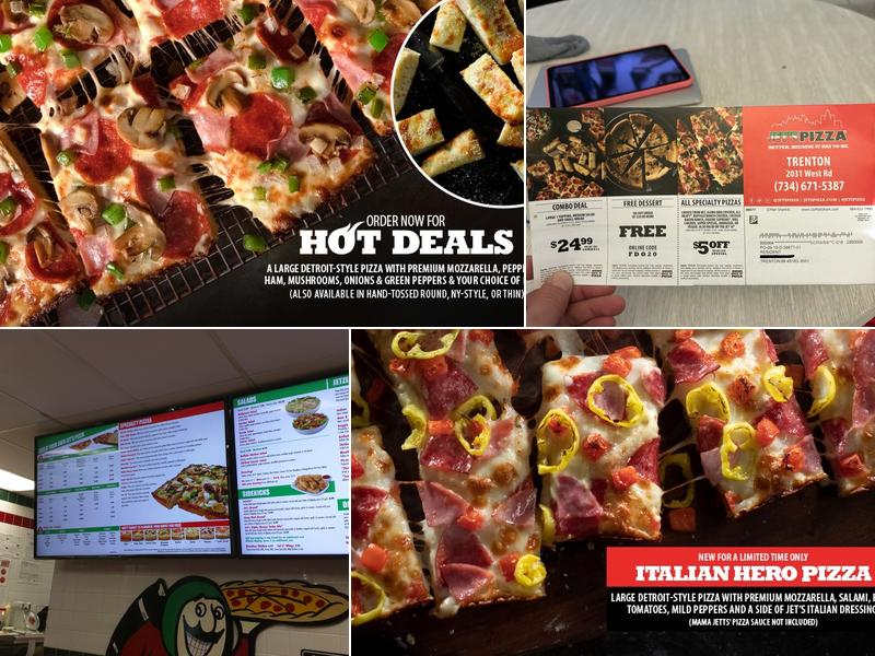 Jet's Pizza Menu