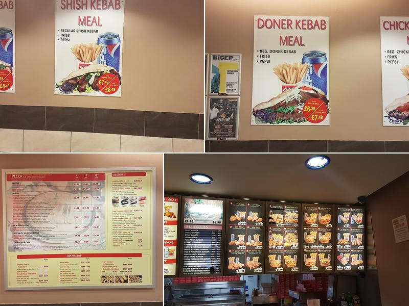 Kens Kebabs & Speedy Pizza Menu