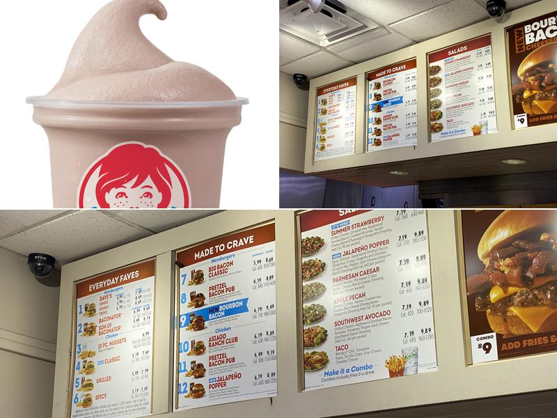 Wendy's Menu
