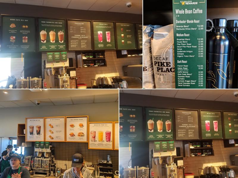 Starbucks Menu