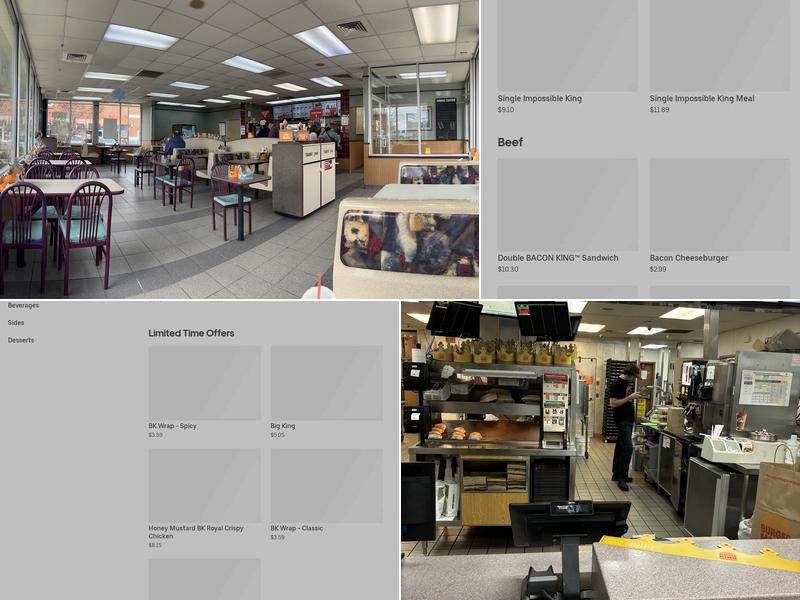 Burger King Menu