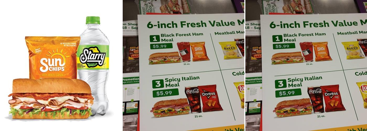 Subway Menu