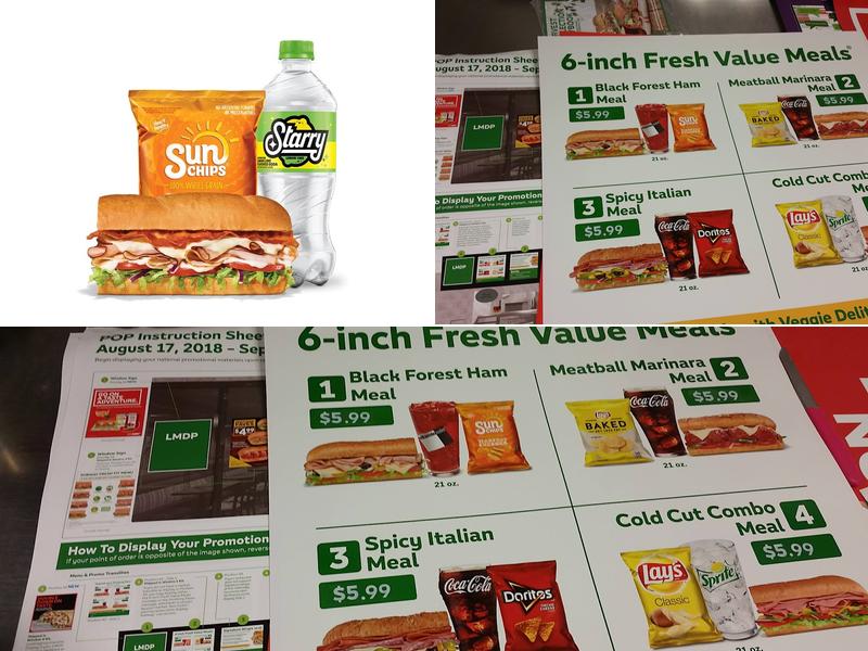 Subway Menu