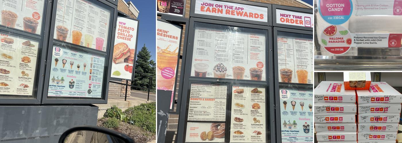 Dunkin' Menu