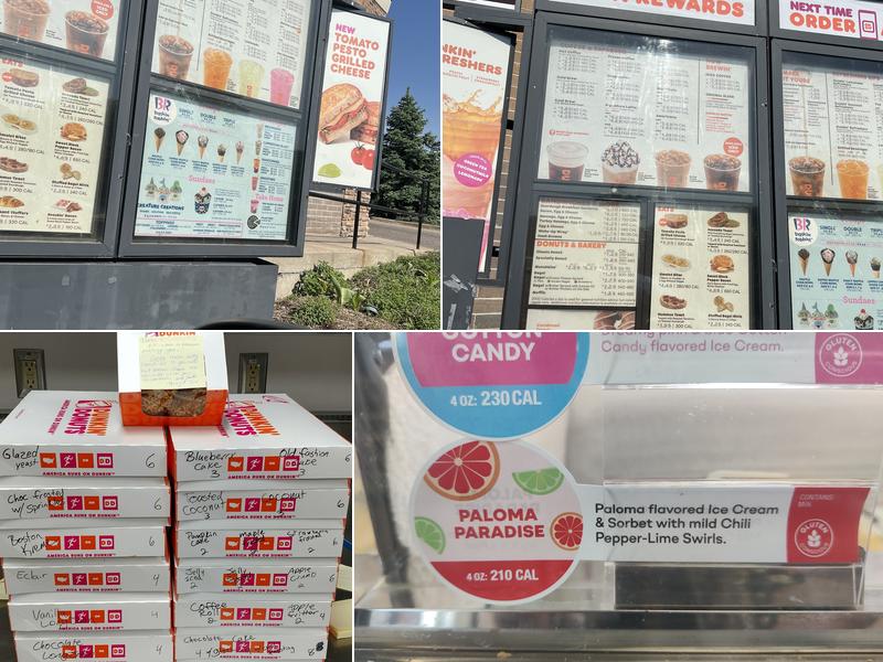 Dunkin' Menu
