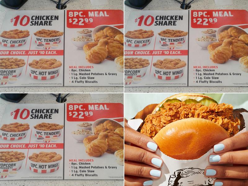 KFC Menu
