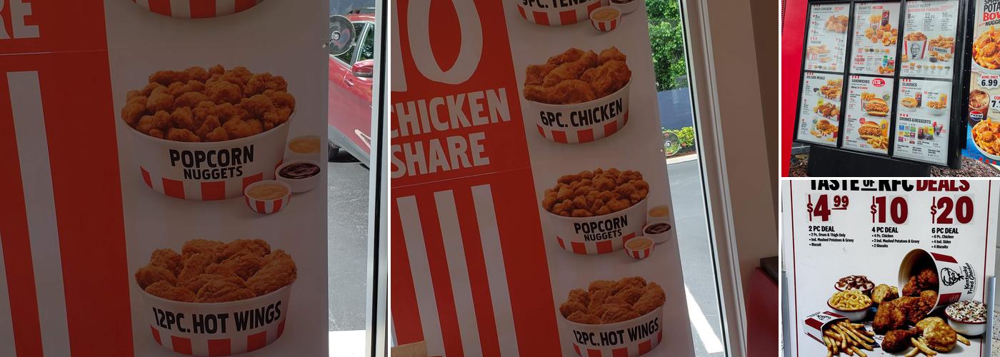 KFC Menu