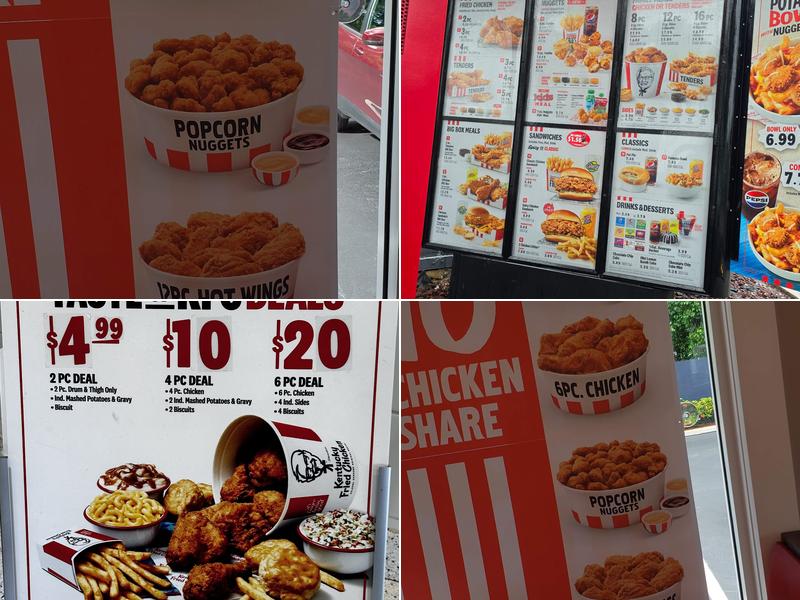 KFC Menu