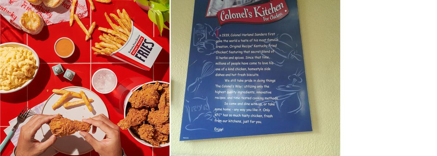 KFC Menu