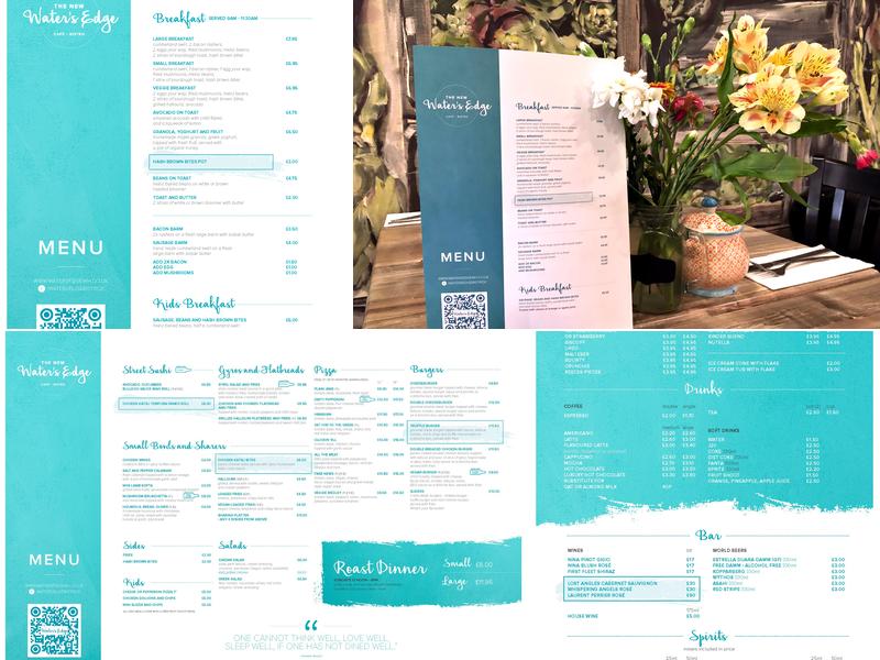 Water's Edge Bistro Menu